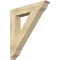 Ekena Millwork Traditional Traditional Rough Sawn Bracket, Douglas Fir, 6"W x 36"D x 40"H BKT06X36X40TRA01RDF - alternate 1